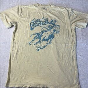 Cowgirl Spirit Beige Graphic Tee